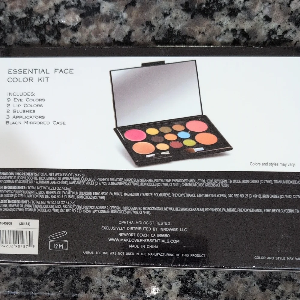 ME Makeover Essentials Face Color Kit - Black and Silver